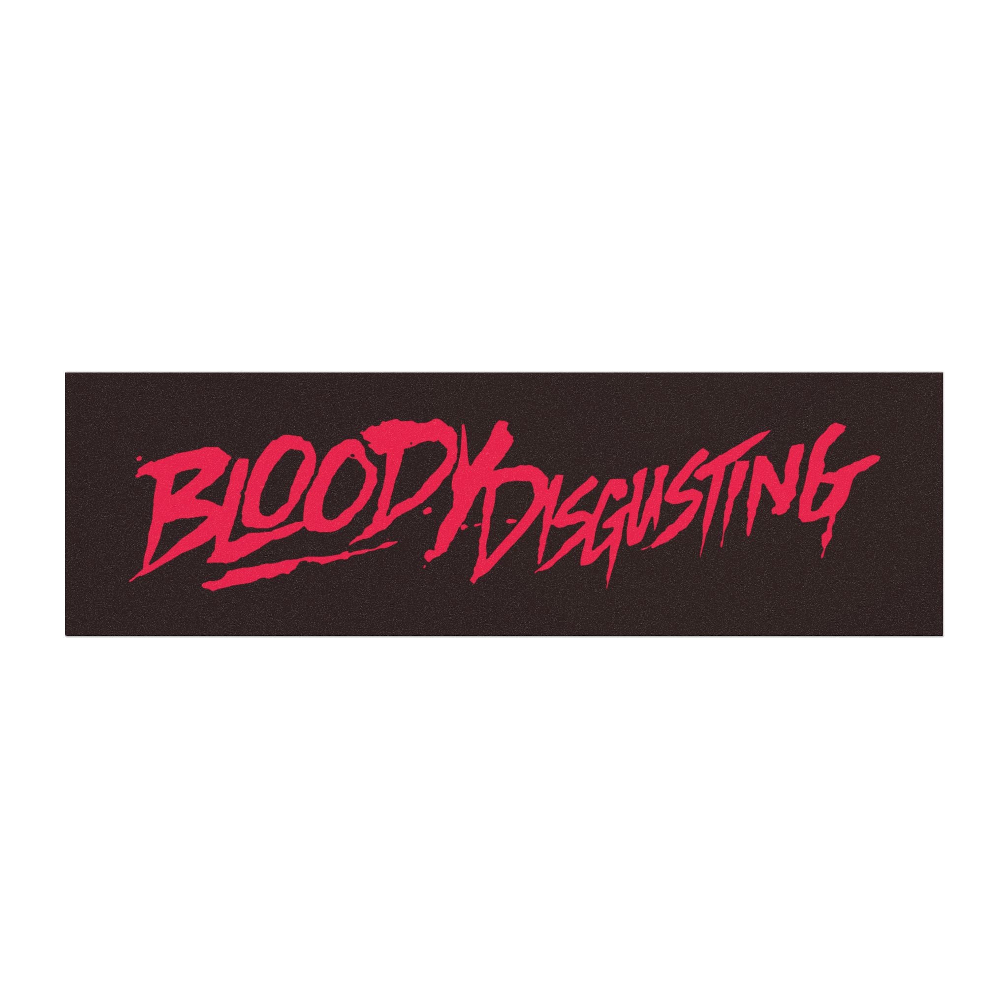 Car Magnet — "BLOODY DISGUSTING" Neon Horror Logo
